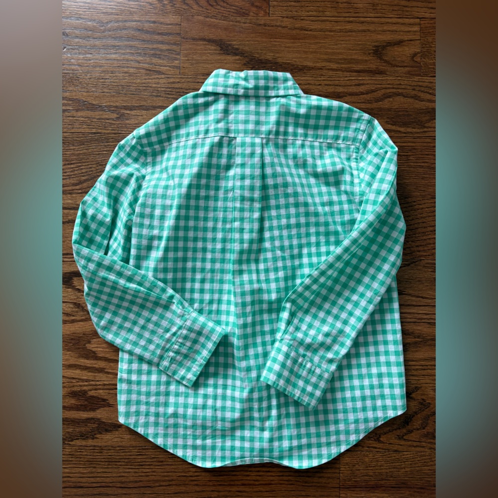 Ralph Lauren Mint Green Checkered Men's Shirt - Picture 3 of 3
